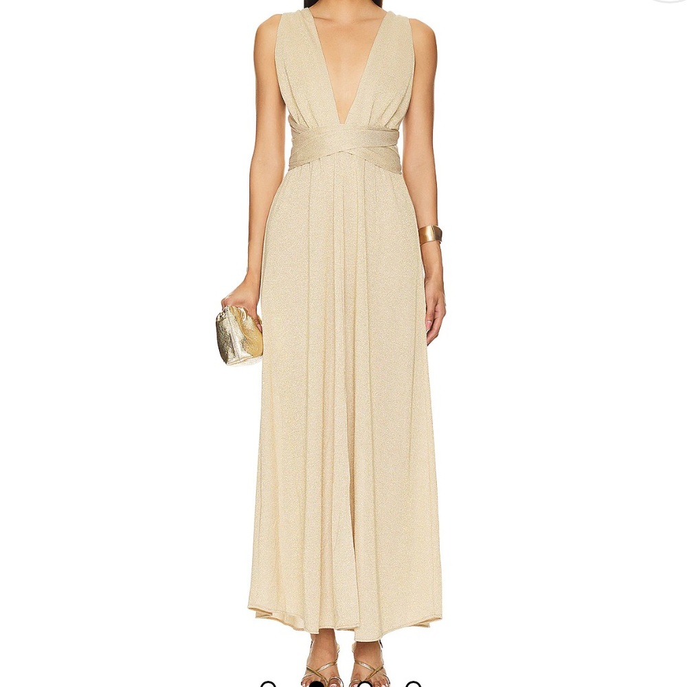 Gold dress